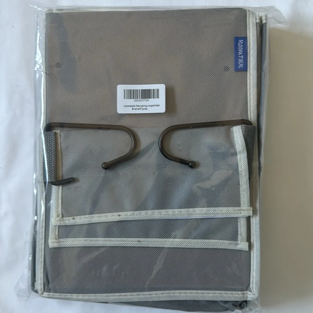 NIB Gray Hanging Closet Organizer